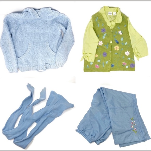 Other - Gap, Hanna Andersson girls blue clothing lot 8/10